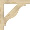 Ekena Millwork Funston Block Rough Sawn Bracket, Douglas Fir, 4"W x 30"D x 30"H BKT04X30X30FST05RDF - alternate 2